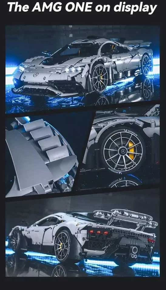 Konstruktorius CaDA Mercedes-AMG ONE C298 1/8 (3295 dalių)
