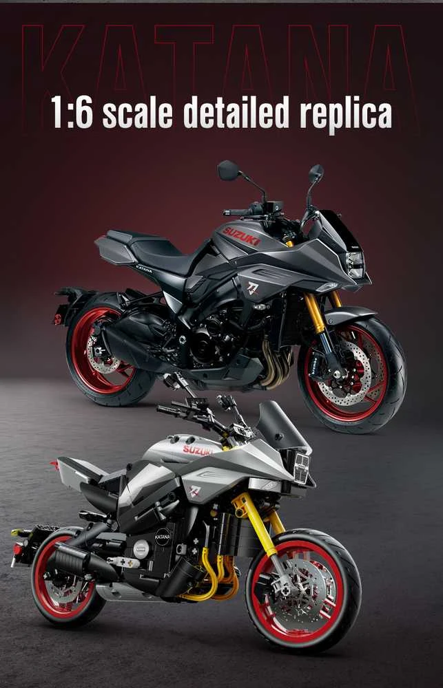 CaDA Motor Suzuki Katana motociklų statybiniai blokai 1104 vienetai C59021W
