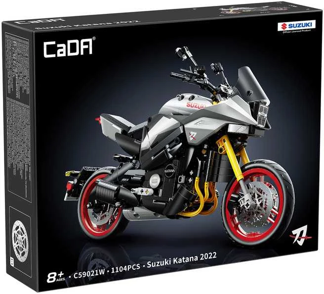 CaDA Motor Suzuki Katana motociklų statybiniai blokai 1104 vienetai C59021W