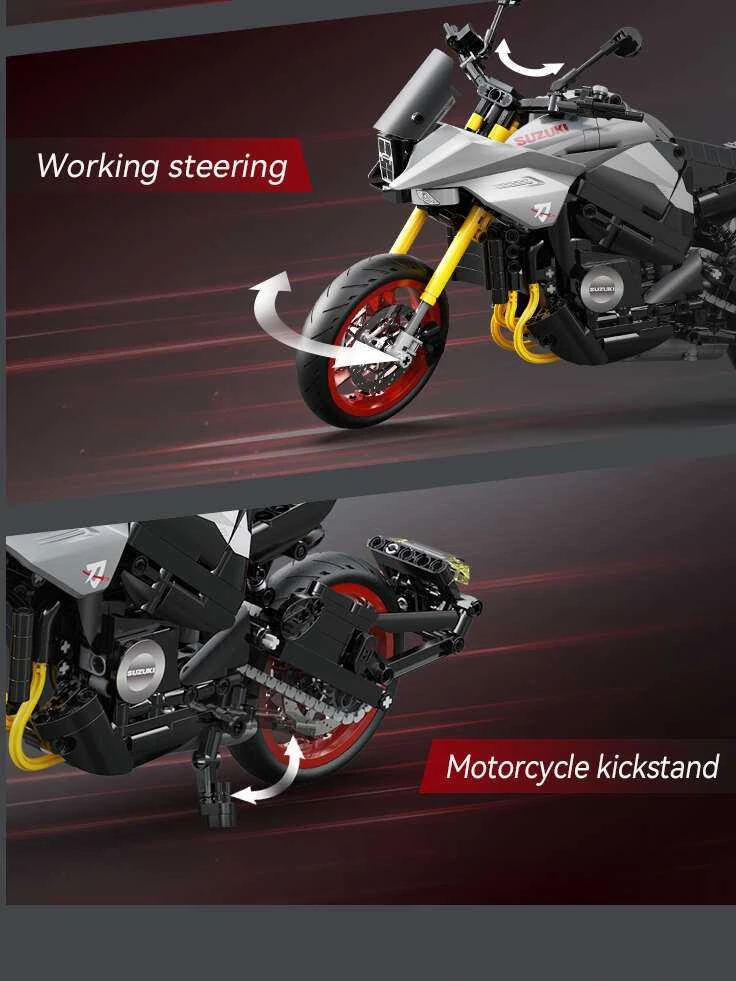 CaDA Motor Suzuki Katana motociklų statybiniai blokai 1104 vienetai C59021W