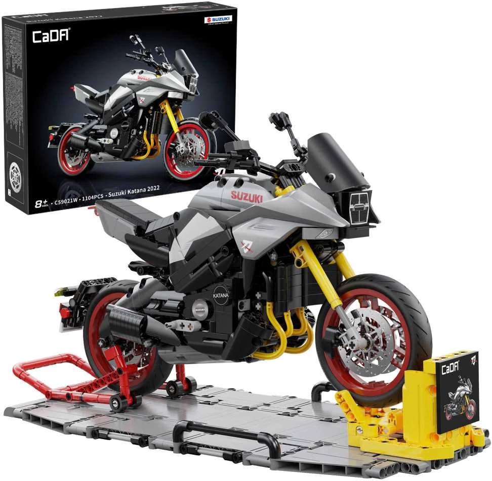 CaDA Motor Suzuki Katana motociklų statybiniai blokai 1104 vienetai C59021W