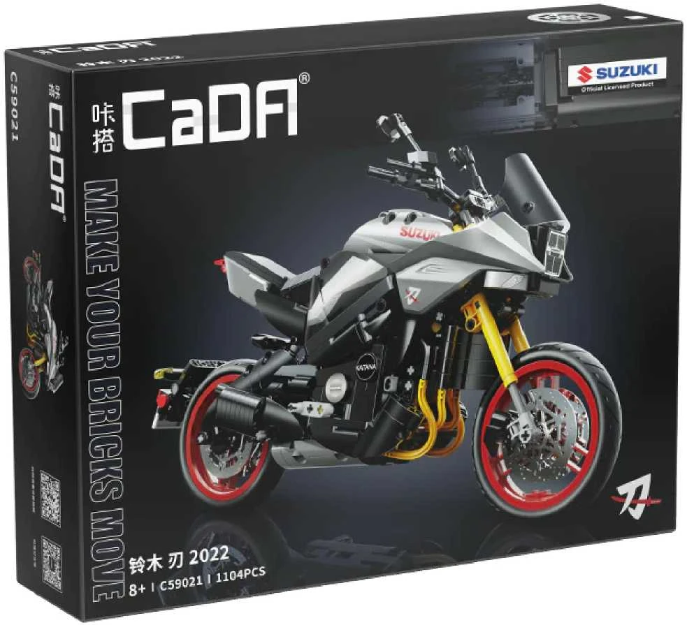 CaDA Motor Suzuki Katana motociklų statybiniai blokai 1104 vienetai C59021W