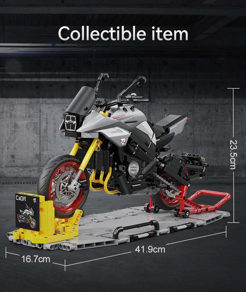 CaDA Motor Suzuki Katana motociklų statybiniai blokai 1104 vienetai C59021W