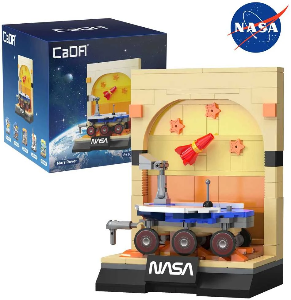 CaDA NASA Marso marsaeigio parodos statybiniai blokai, 192 detalės