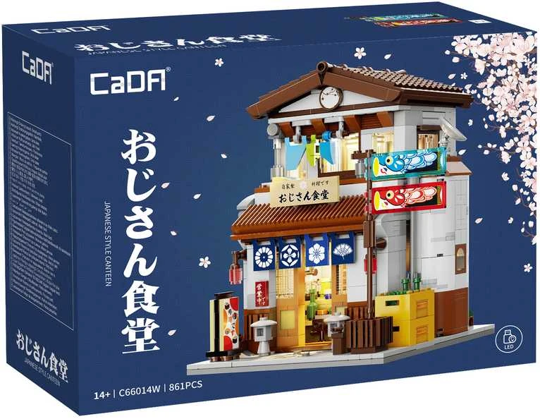 CaDA Building Blocks Japanese Restaurant Japoniško stiliaus pastatas LED šviestuvas 861 dalys