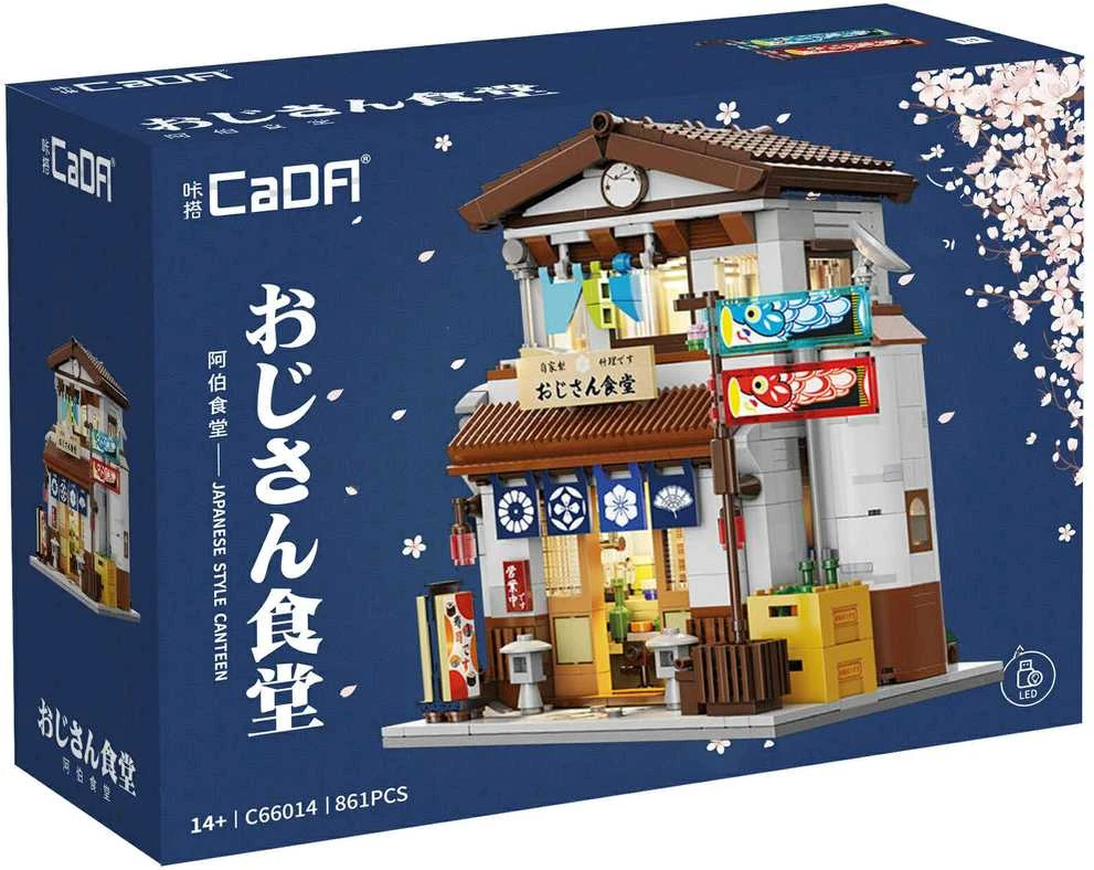 CaDA Building Blocks Japanese Restaurant Japoniško stiliaus pastatas LED šviestuvas 861 dalys