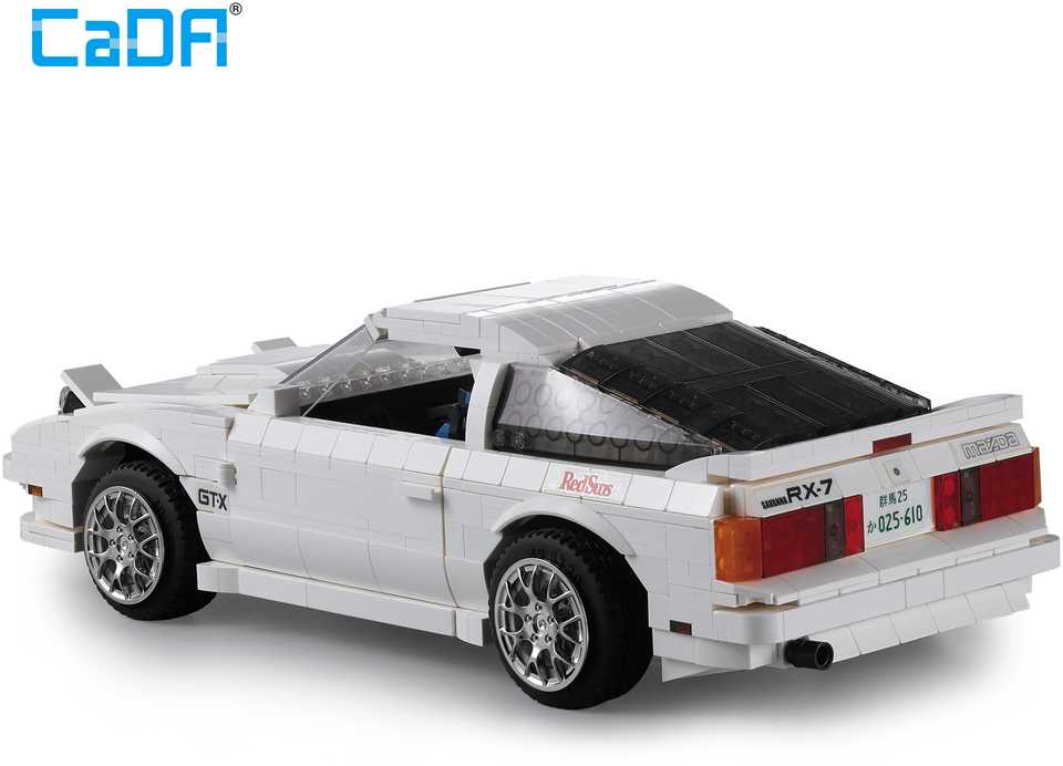 CADA KONSTRUKCINIAI BLAKAI SPORTINIS AUTOMOBILIS MAZDA RX-7 MANGA INITIAL-D 1552 EL.