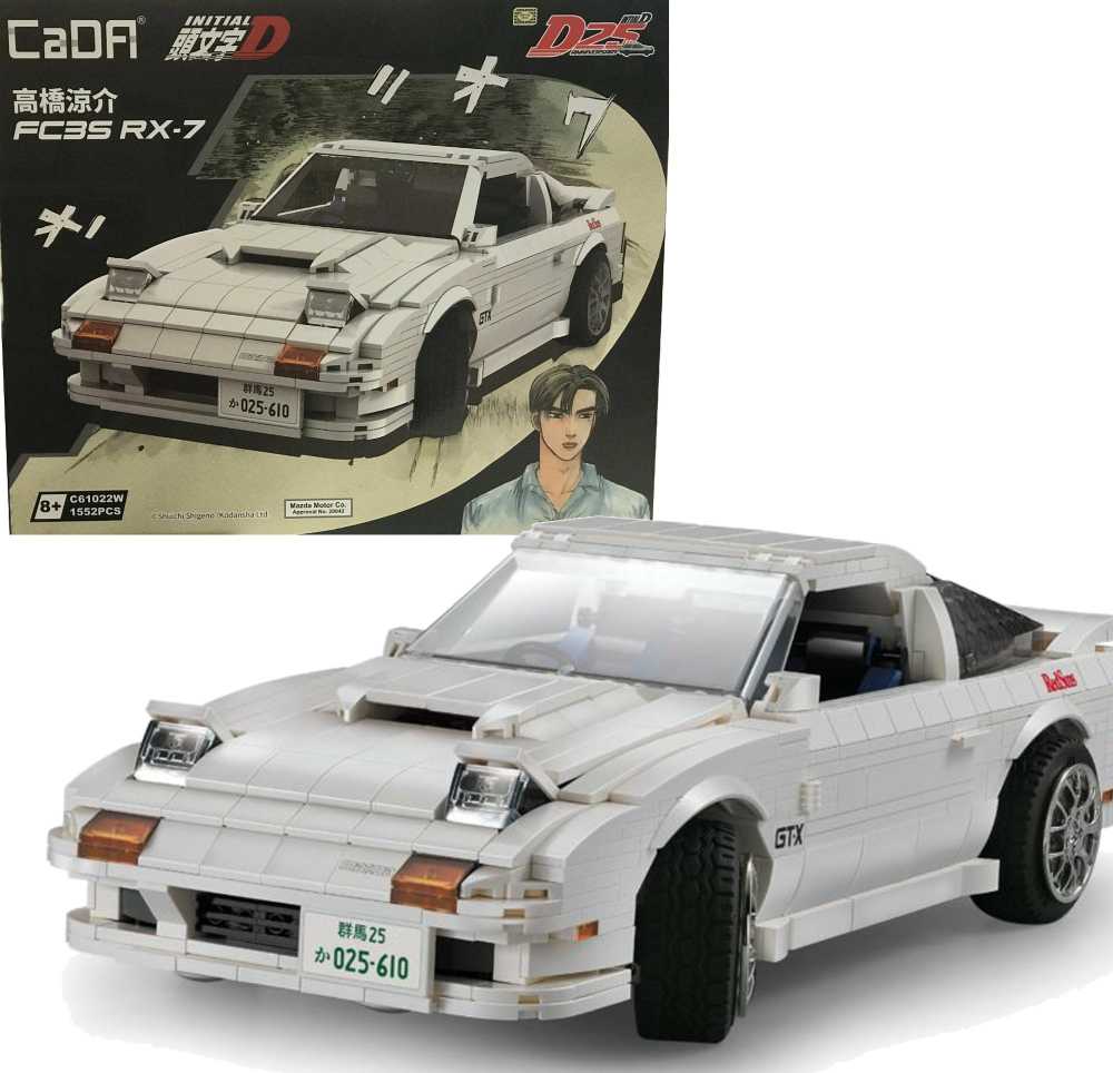 CADA KONSTRUKCINIAI BLAKAI SPORTINIS AUTOMOBILIS MAZDA RX-7 MANGA INITIAL-D 1552 EL.