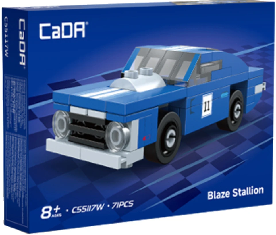 CaDA statybiniai blokai „Blaze Stallion Car“ 71 dienos