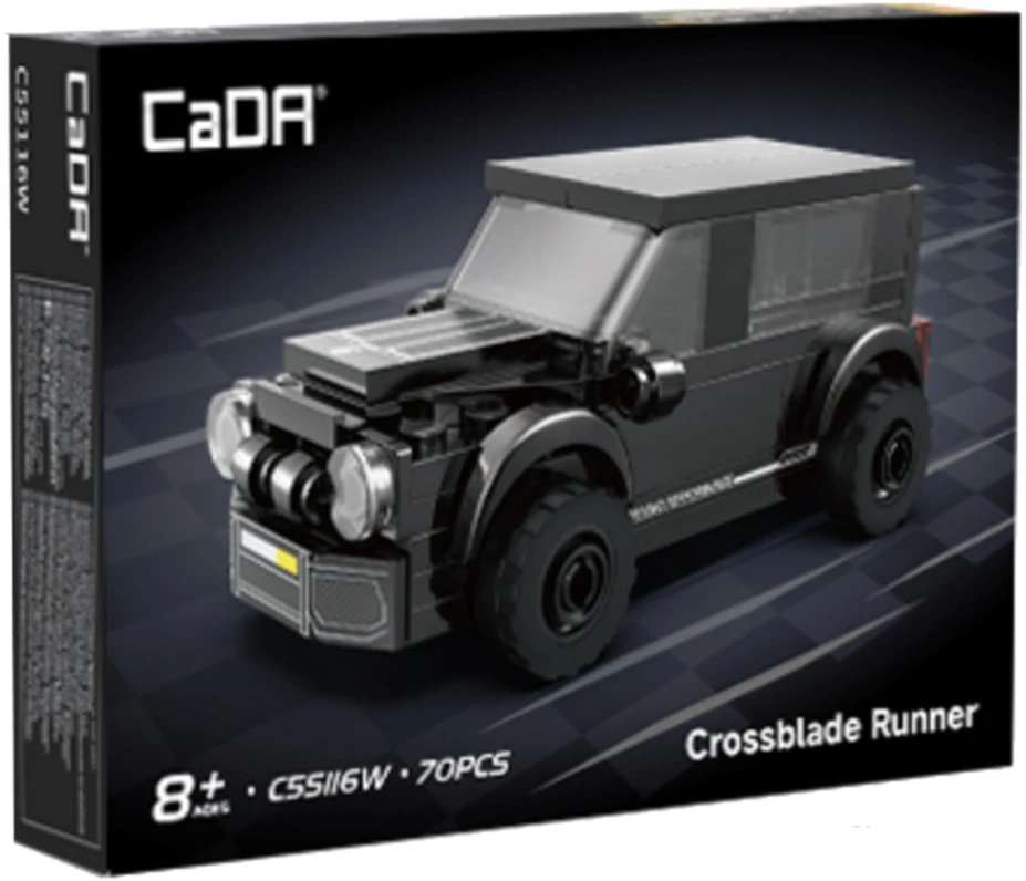 CaDA statybiniai blokai „Crossblade Runner 70 Dalys Car“