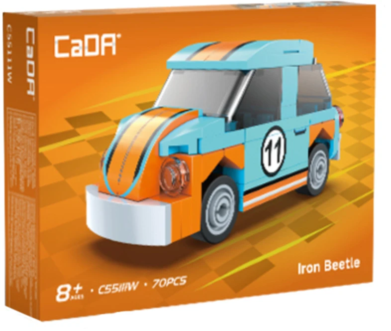 CaDA statybiniai blokeliai „Iron Beetle Car“ 70 dienų