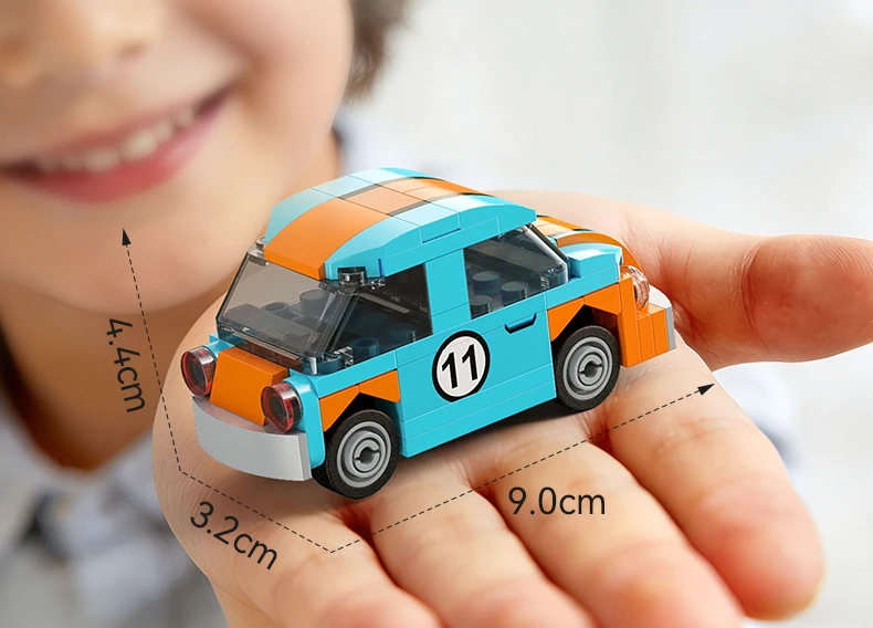 CaDA statybiniai blokeliai „Iron Beetle Car“ 70 dienų