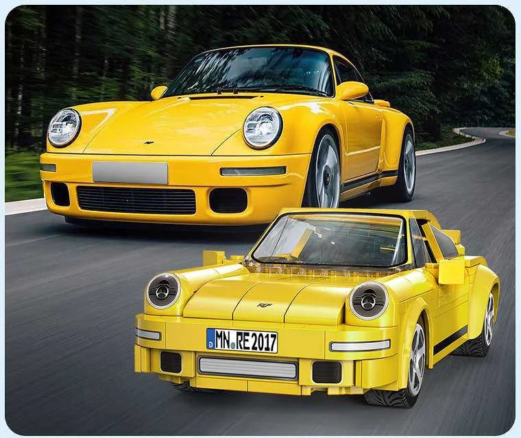 CADA BLOKŲ RINKINYS RUF CTR 2017 YELLOWBIRD NUOTOLINIO PULTO VALDYMAS AUTOMOBILIS 222 EL