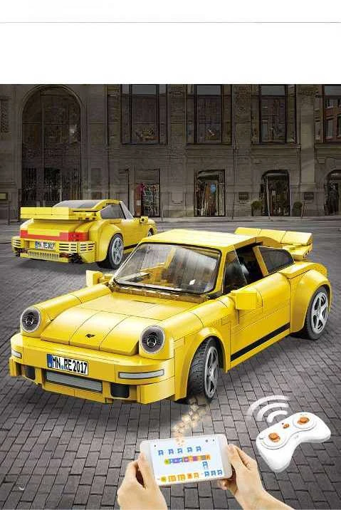 CADA BLOKŲ RINKINYS RUF CTR 2017 YELLOWBIRD NUOTOLINIO PULTO VALDYMAS AUTOMOBILIS 222 EL