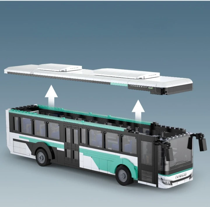 CADA STATYBINIAI KLUOKAI IVECO TRANSPORT CROSSWAY CITY BUS 832 ELEMENTS.