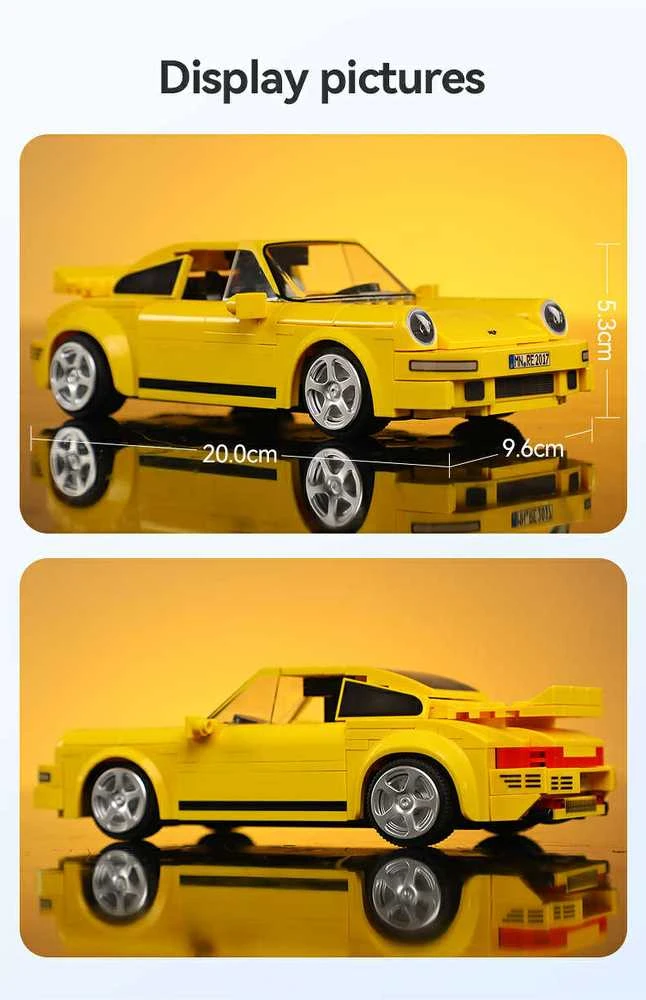 CADA BLOKŲ RINKINYS RUF CTR 2017 YELLOWBIRD NUOTOLINIO PULTO VALDYMAS AUTOMOBILIS 222 EL