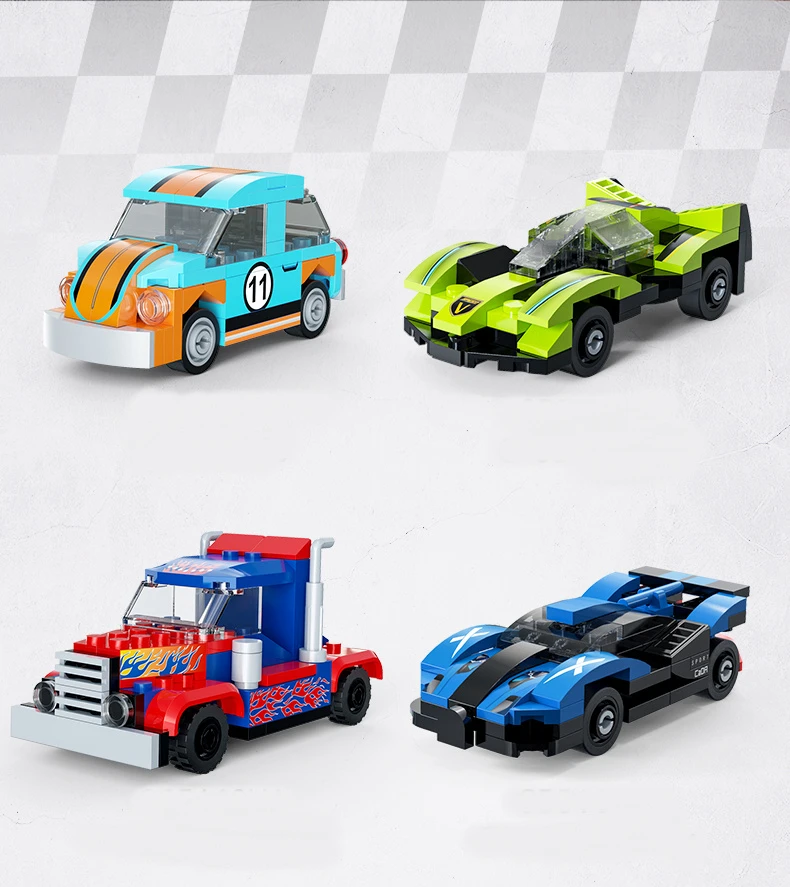 CaDA statybiniai blokai „Sky Titan“ 66 Dalys automobiliai