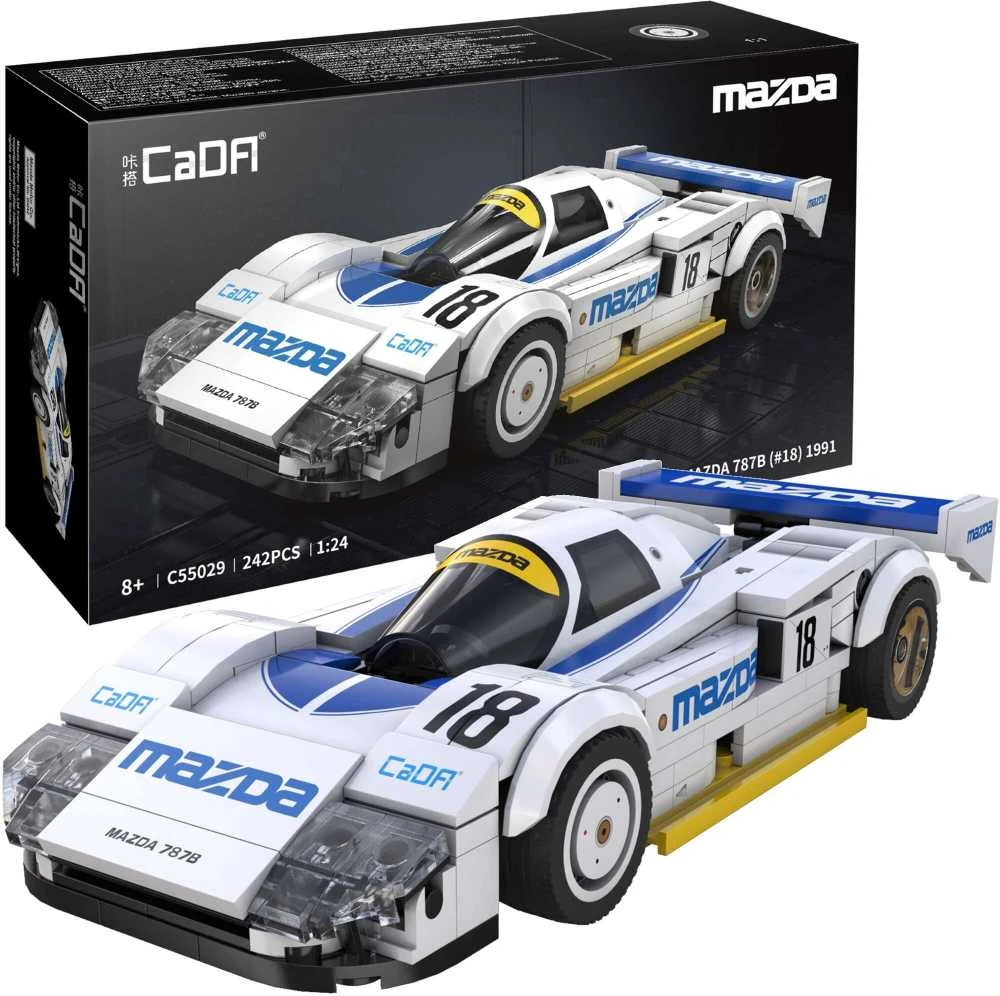 CADA BLOKŲ RINKINYS MAZDA 787B LE MANS 1:24 242 VIENETŲ SPORTINIS AUTOMOBILIS