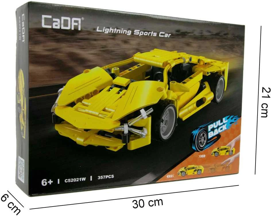 *****Cada Lightning SportsCar C52021W 27352 kaladėlės