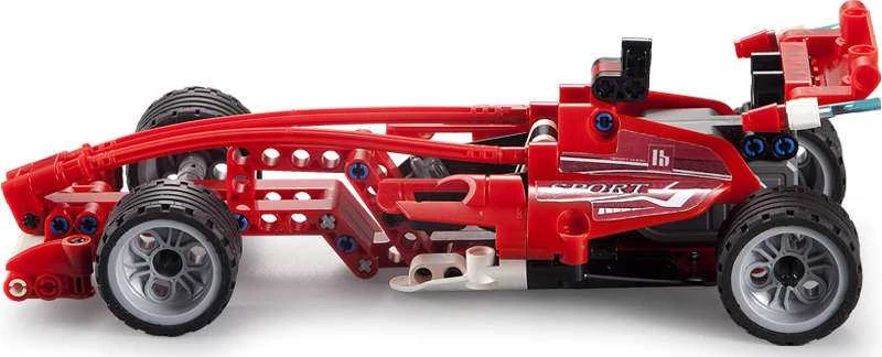 CaDA Statybiniai blokai Sportinis automobilis 23 cm Formula Racing Car 144 vnt