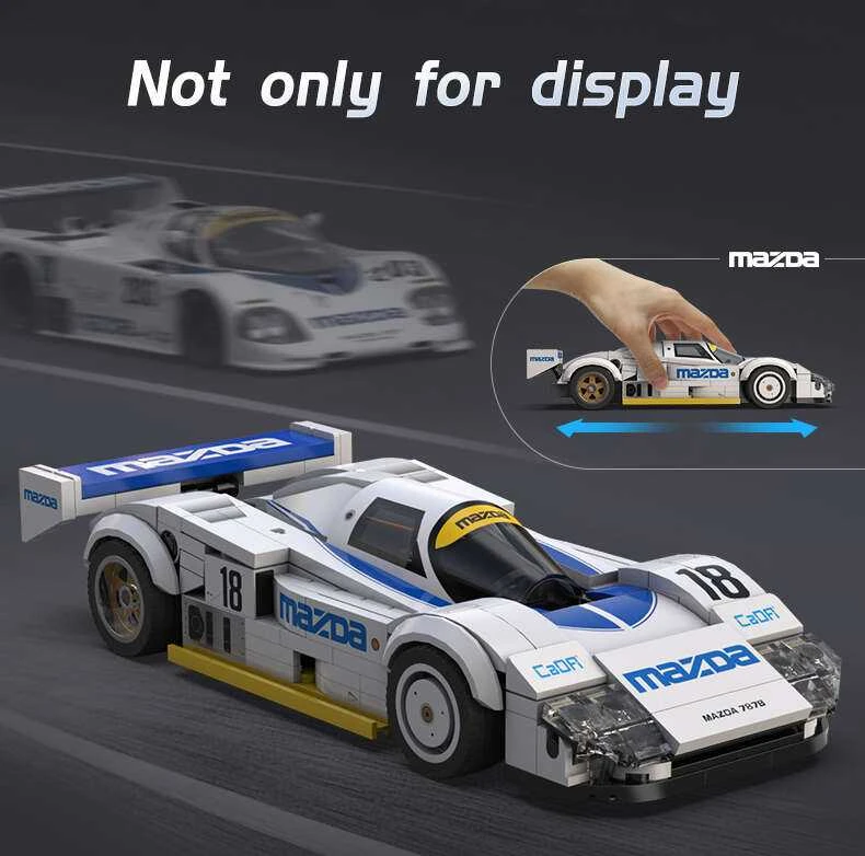 CADA BLOKŲ RINKINYS MAZDA 787B LE MANS 1:24 242 VIENETŲ SPORTINIS AUTOMOBILIS