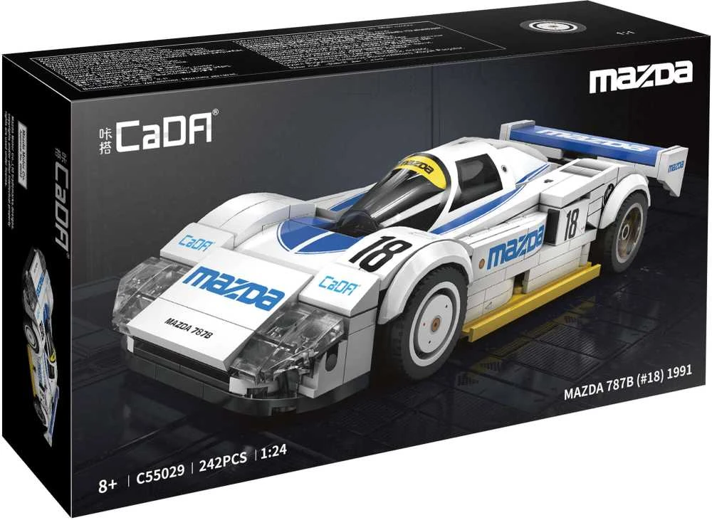 CADA BLOKŲ RINKINYS MAZDA 787B LE MANS 1:24 242 VIENETŲ SPORTINIS AUTOMOBILIS
