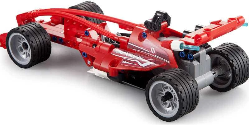 CaDA Statybiniai blokai Sportinis automobilis 23 cm Formula Racing Car 144 vnt