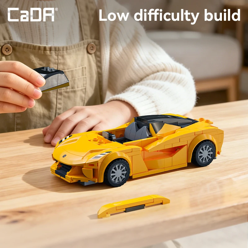 Konstruktoriaus kaladėlės CaDA Sportinis automobilis Lotus Evija 1:24 276 elementai C55044W