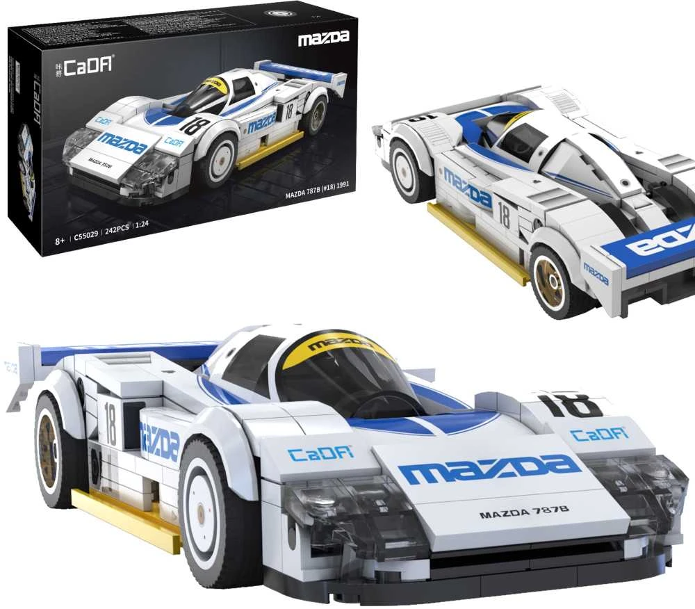 CADA BLOKŲ RINKINYS MAZDA 787B LE MANS 1:24 242 VIENETŲ SPORTINIS AUTOMOBILIS