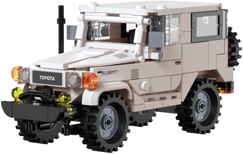 Konstruktoriaus kaladėlės CaDA Visureigis Toyota Land Cruiser FJ40 1:24 374 elementai C55042W