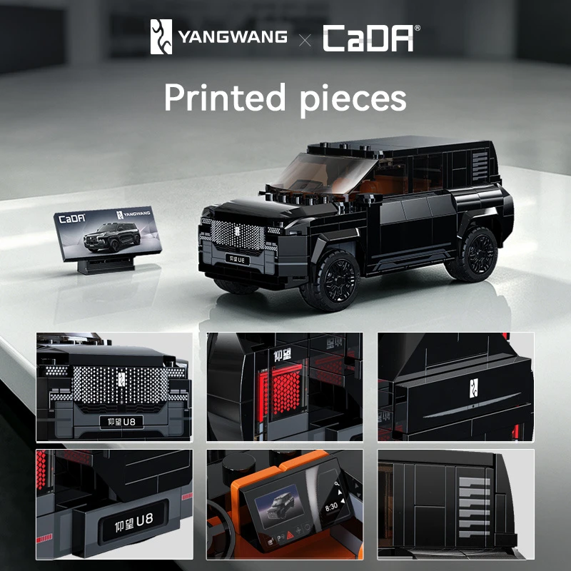 Konstruktorius CaDA Visureigis SUV YANGWANG U8 1:24 304 elementai C55046W