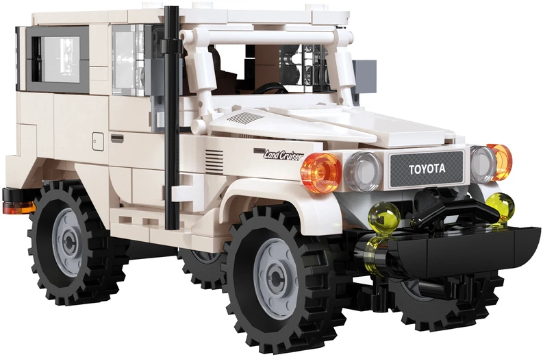 Konstruktoriaus kaladėlės CaDA Visureigis Toyota Land Cruiser FJ40 1:24 374 elementai C55042W