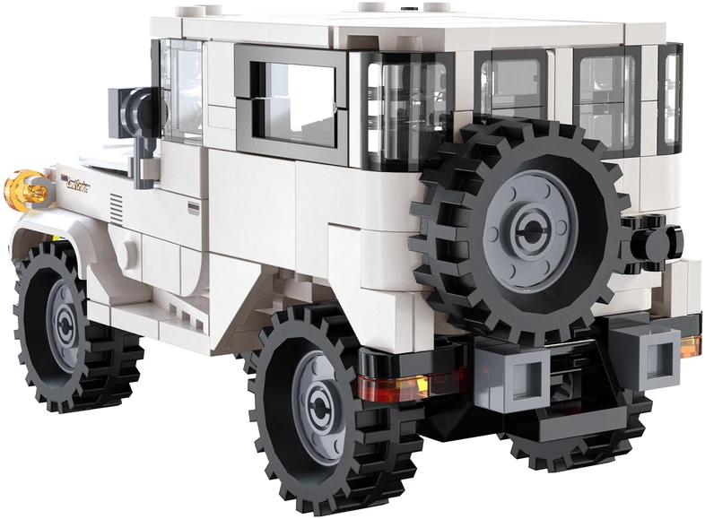 Konstruktoriaus kaladėlės CaDA Visureigis Toyota Land Cruiser FJ40 1:24 374 elementai C55042W