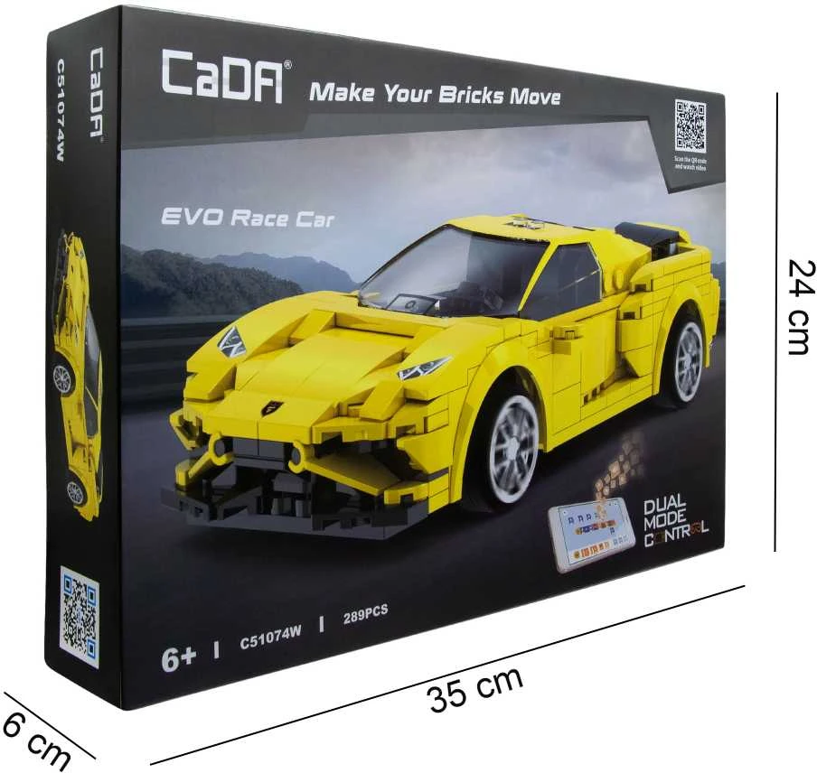 CADA BLOCKI RC lenktyninis automobilis dvigubas režimas