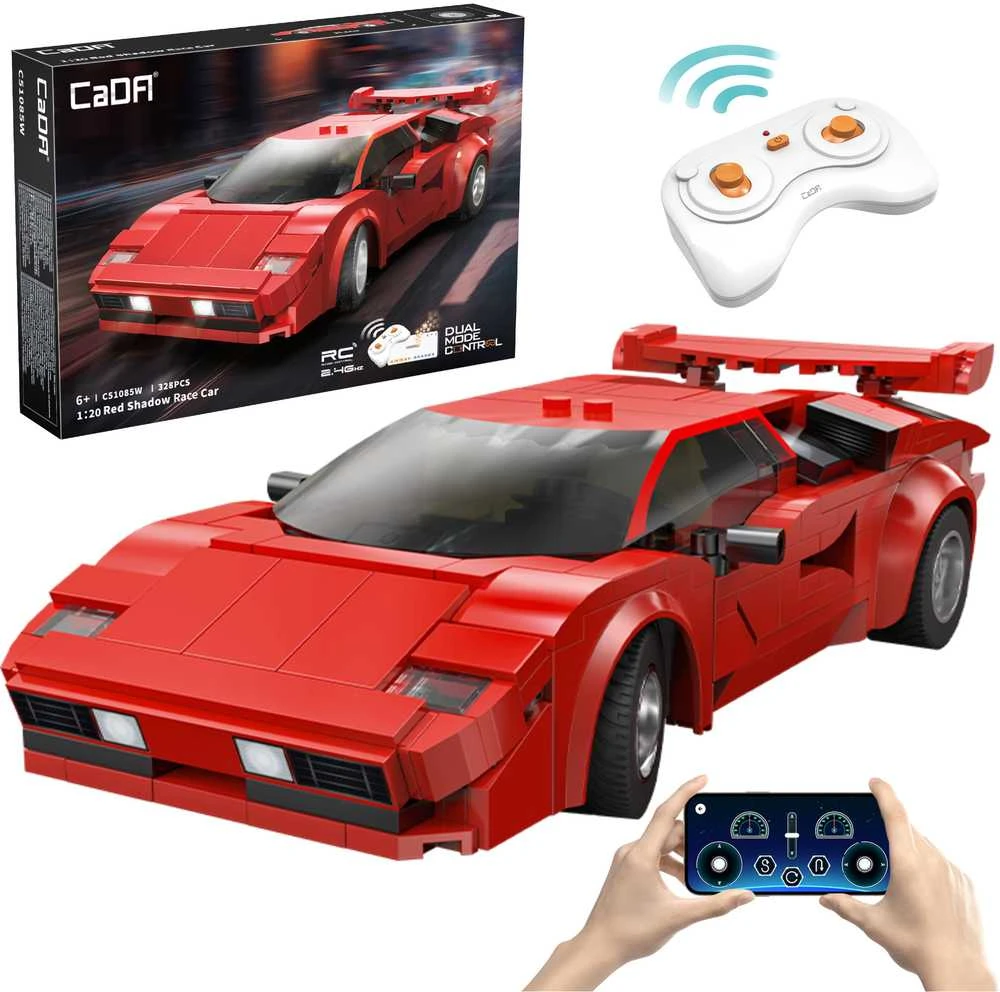 CADA Raudona Shadow RC automobilių sportinės plytos 328 EL dvigubo režimo C51085W