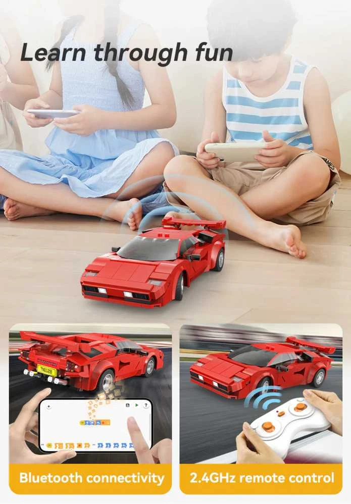 CADA Raudona Shadow RC automobilių sportinės plytos 328 EL dvigubo režimo C51085W