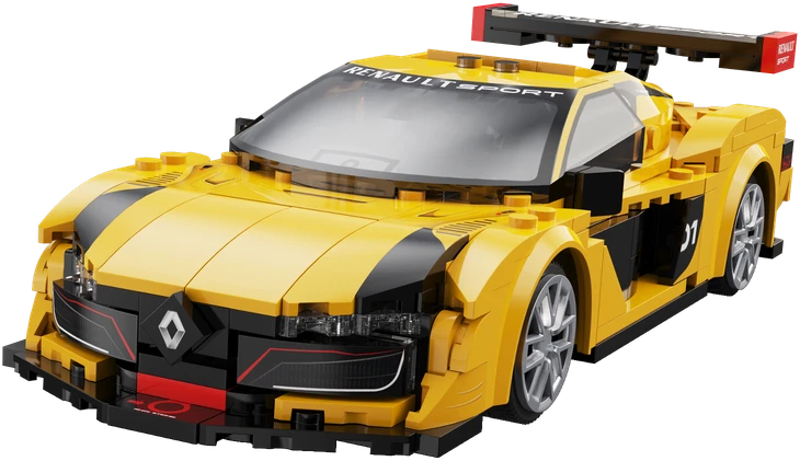 CaDA statybiniai blokai Nuotolinio valdymo automobilis Sportinis automobilis 21 cm 1:20 Renault Sport RS.01 294 detalės RC dvigubo režimo C51094W