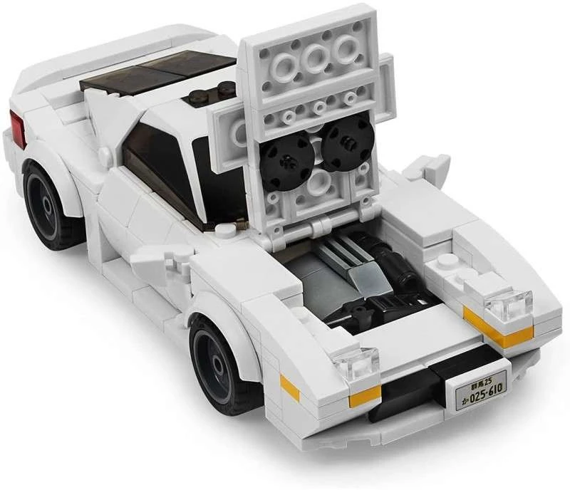 CADA konstruktoriaus lenktyninio automobilio kaladėlės MAZDA FC35 RX-7 INITIAL D MANGA ANIME