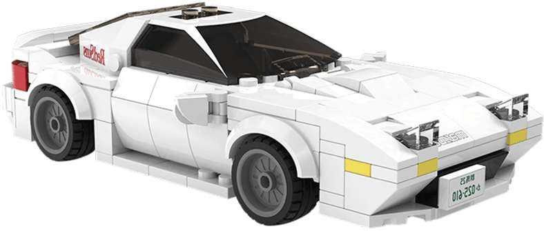 CADA BLOCKI RACE CAR MAZDA FC35 RX-7 INITIAL D MANGA ANIME