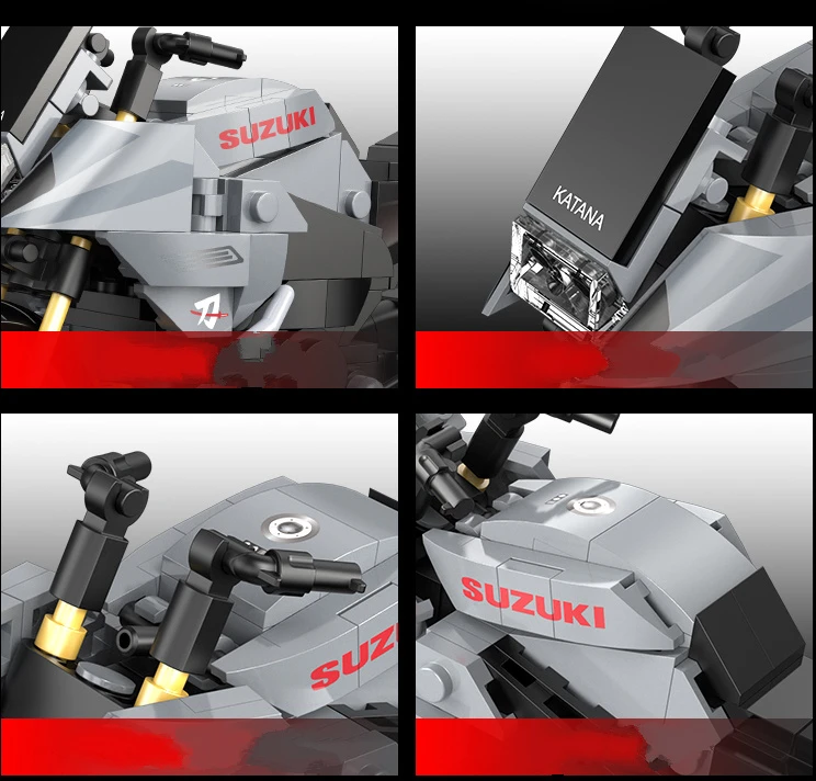 CaDA Suzuki Katana C62052W motociklo konstruktoriai 1:12, 310 dienų