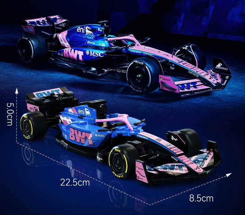 CaDA F-1 automobilio konstruktorius BWT Alpine F1 A525, 300 detalių