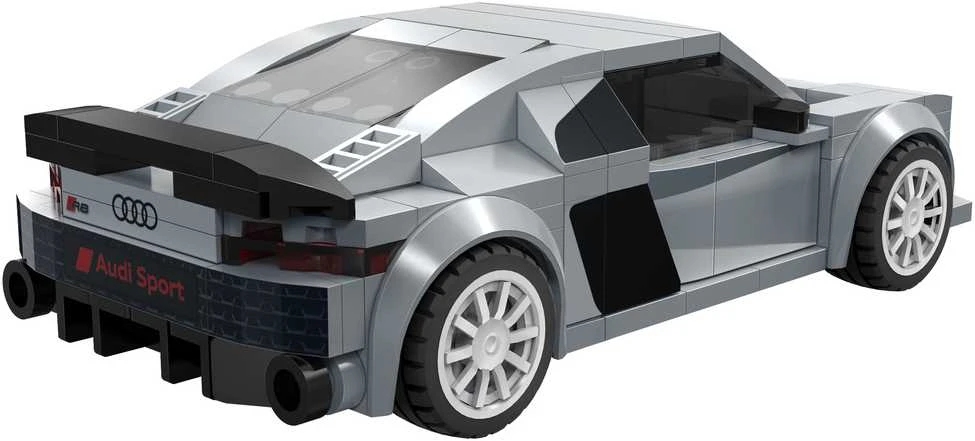CaDA lenktyninis automobilis Audi R8 kupė sportinis automobilis 199 detalės