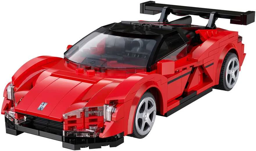 CaDA statybinių blokų lenktyninis nuotolinio valdymo lenktyninis automobilis Yangwang U9 statybinių blokų sportinis automobilis 299 dienos RC