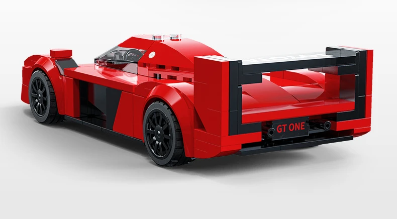 CaDA konstruktoriaus kaladėlės iš lenktyninio automobilio „Toyota GT-ONE“, 272 detalės