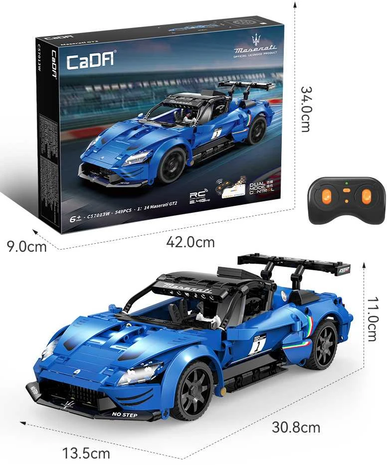 *****Cada C57013W lenktyninės kaladėlės. Maserati GT2 29400
