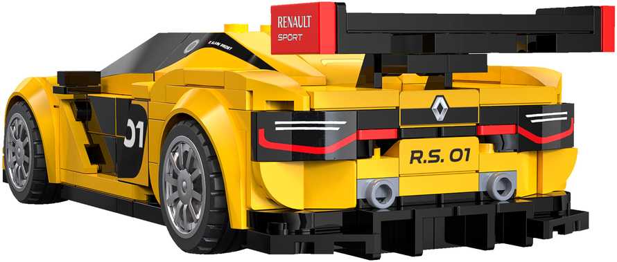 CaDA konstruktoriaus kaladėlės lenktyniniam automobiliui „Renault Sport RS.01“ (271 detalė)