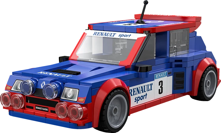 CaDA konstruktoriai iš lenktyninio automobilio „Renault 5 Maxi Turbo“, 308 detalės