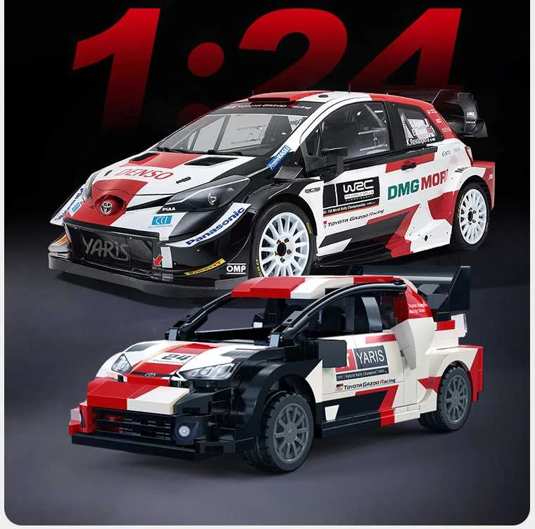 CaDA konstruktoriai iš lenktyninio automobilio „Toyota GR Yaris Rally1“, 317 detalių