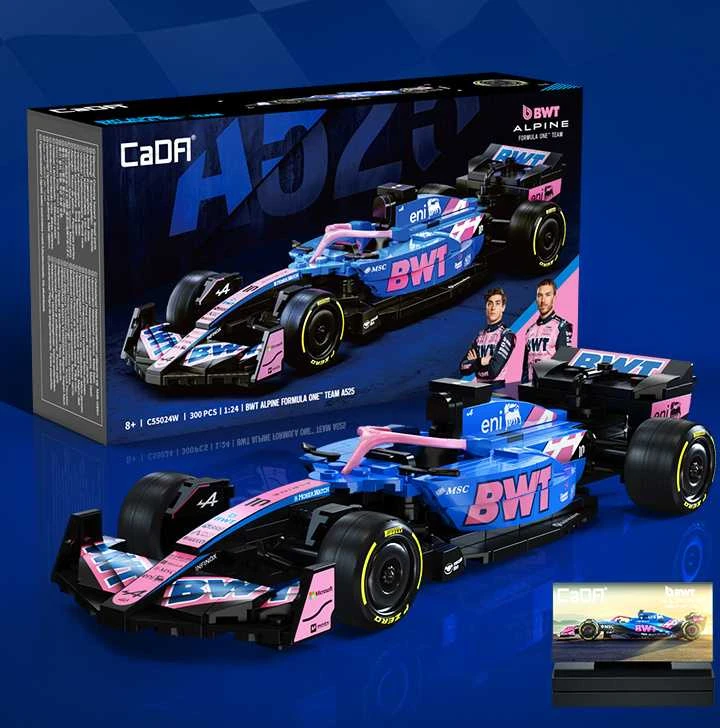 CaDA F-1 automobilio konstruktorius BWT Alpine F1 A525, 300 detalių