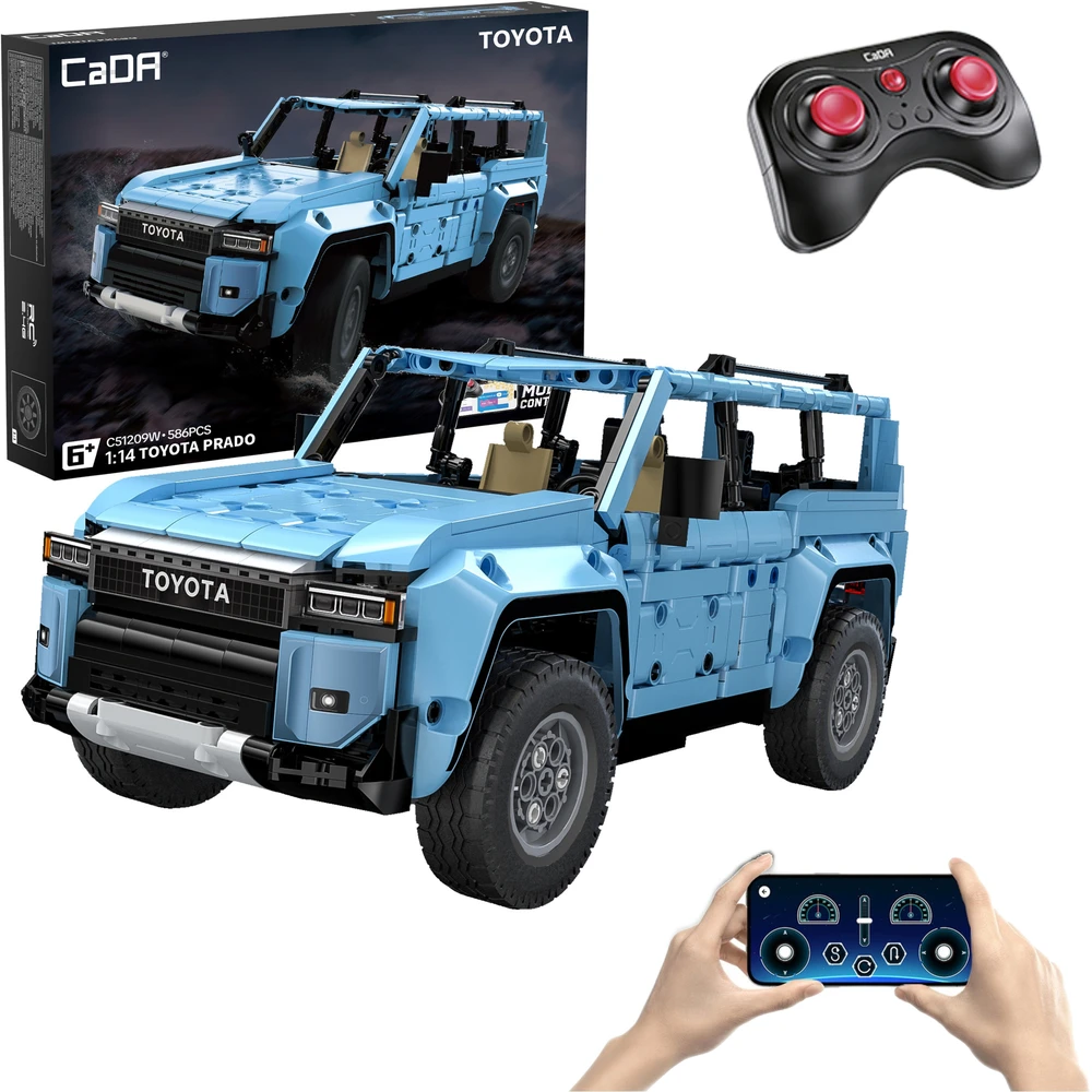 CADA BLOKAI TOYOTA LAND CRUISER PRADO LC250 1:14 RC NUOTOLINIO PULTO 586EL